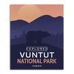 Vuntut National Park 'Explored' Poster, Canada Parks