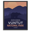 Vuntut National Park 'Explored' Poster, Canada Parks