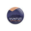 Vuntut National Park of Canada Pinback Button, Canada Parks