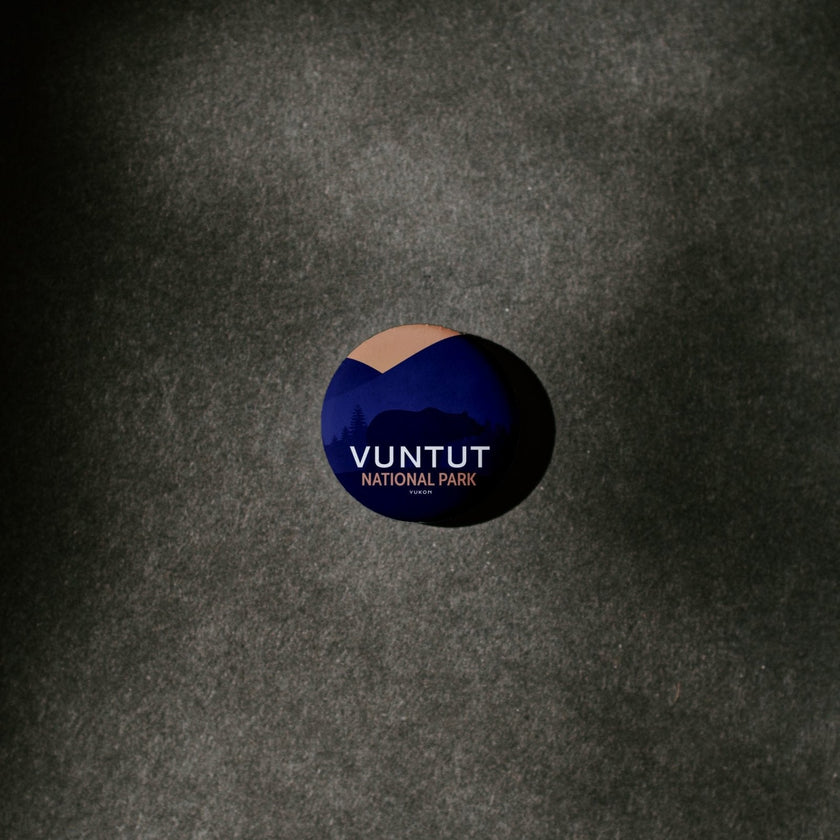 Vuntut National Park of Canada Pinback Button, Canada Parks
