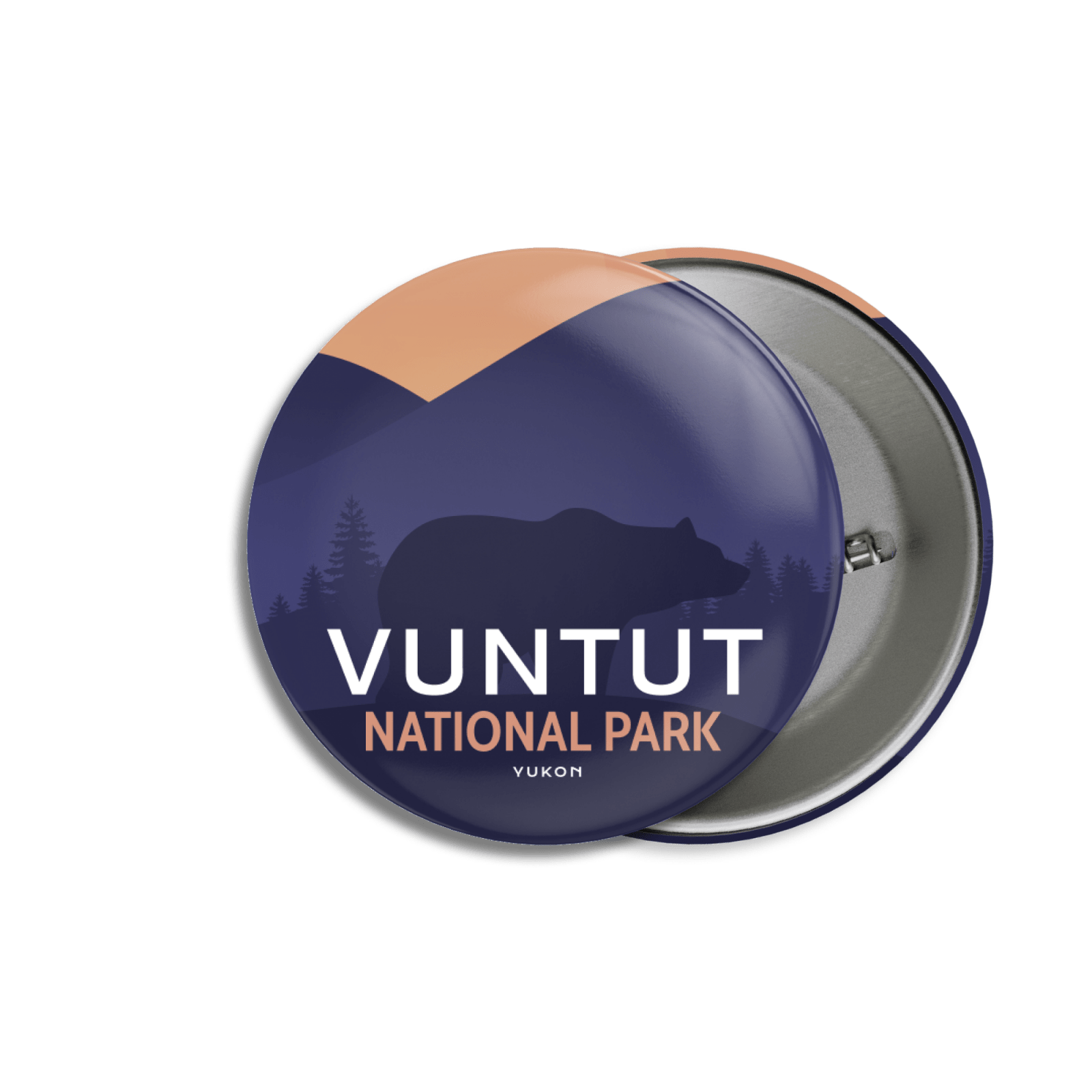 Vuntut National Park of Canada Pinback Button, Canada Parks