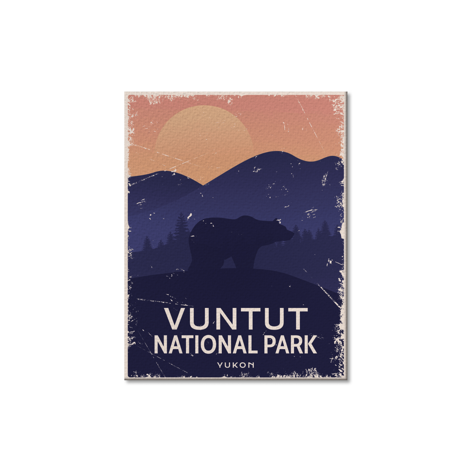 Vuntut National Park of Canada Postcard, Canada Parks