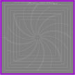 Westalee by Sew Steady -  Spiral Crosshair Square 12.5