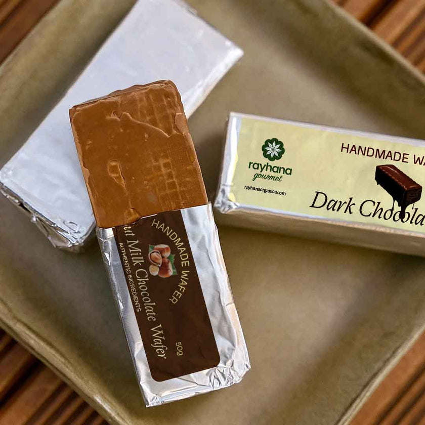 Handcrafted Gourmet Wafer Hazelnut Milk Chocolate