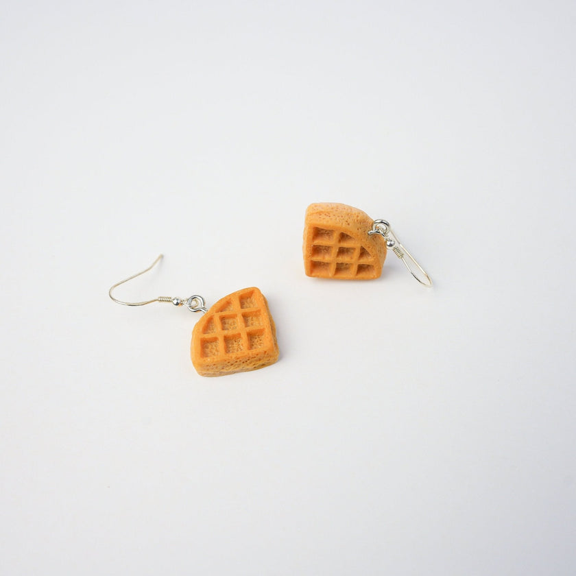 Waffle Dangle Earrings