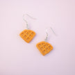 Waffle Dangle Earrings