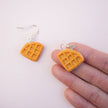 Waffle Dangle Earrings