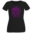 Walk by Faith Rhinestone Shirt – Christian Inspirational Sparkle Bling Tee | Blingdazzel