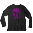 Walk by Faith Rhinestone Shirt – Christian Inspirational Sparkle Bling Tee | Blingdazzel