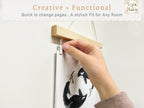 DATELESS Extra Large Wall Calendar with Magnetic Poster Hanger: Cat
