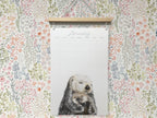 DATELESS Extra Large Wall Calendar with Magnetic Poster Hanger - BABY & MOM