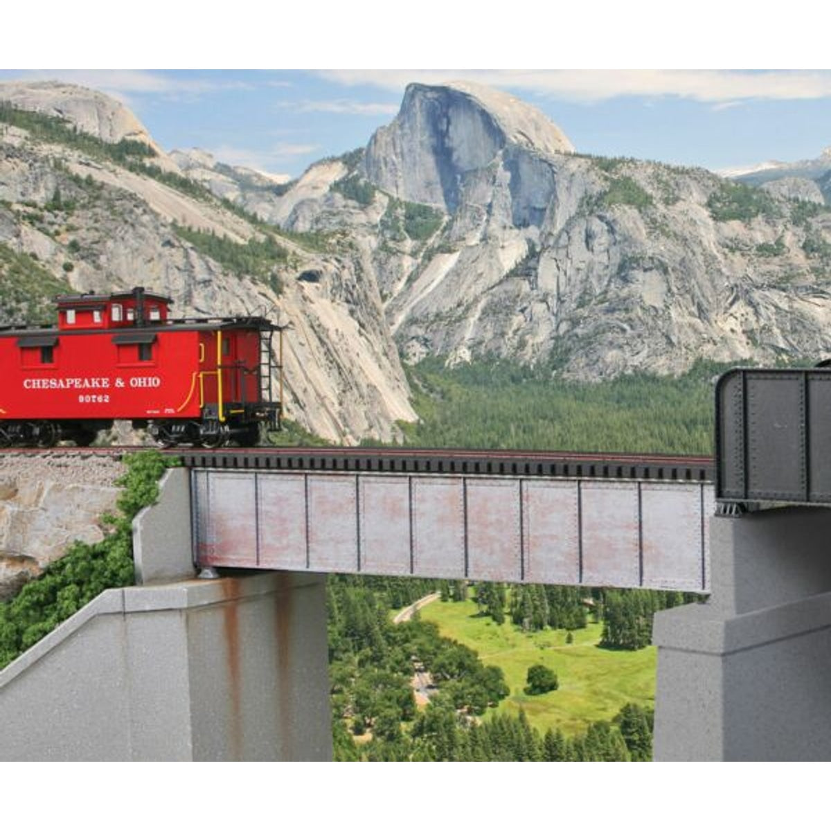 Walthers Cornerstone 933-4506 HO 50' Single Track Railroad Deck Girder Bridge KIT NIB