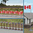 Walthers SceneMaster Flags (11) and Mailboxes (8)