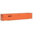 Walthers SceneMaster HO 53' Singamas Corrugated-Side Container Schneider National SNLU #987119 Orange Black Assembled