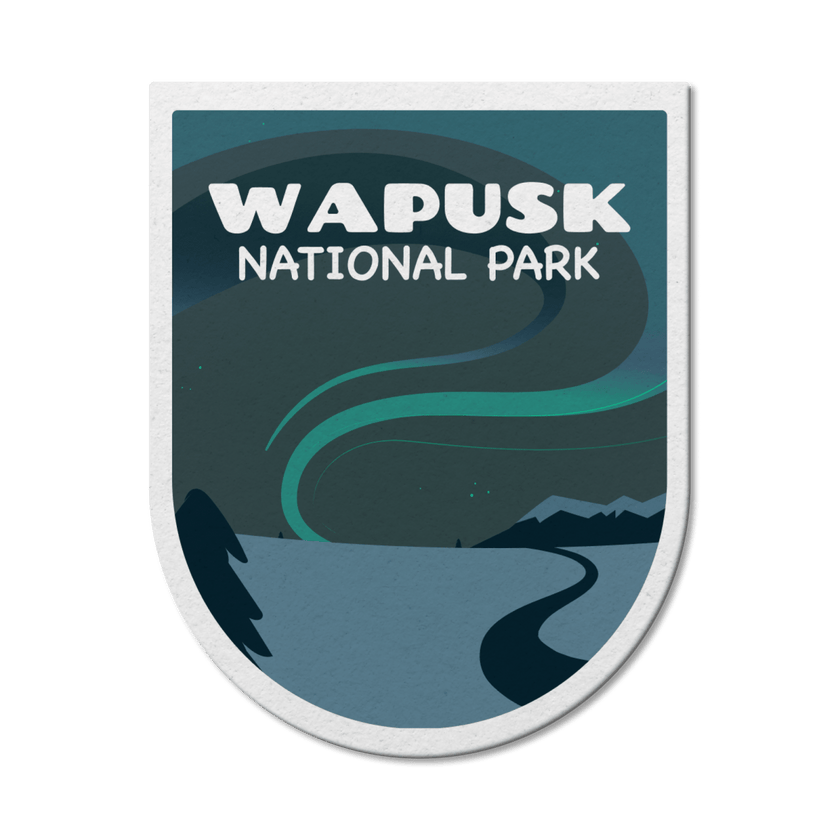 Wapusk National Park of Canada Waterproof Vinyl Sticker, Canada Parks