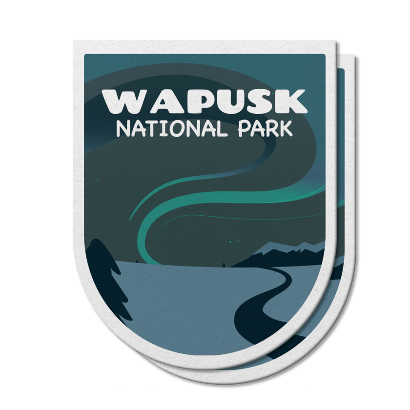 Wapusk National Park of Canada Waterproof Vinyl Sticker, Canada Parks