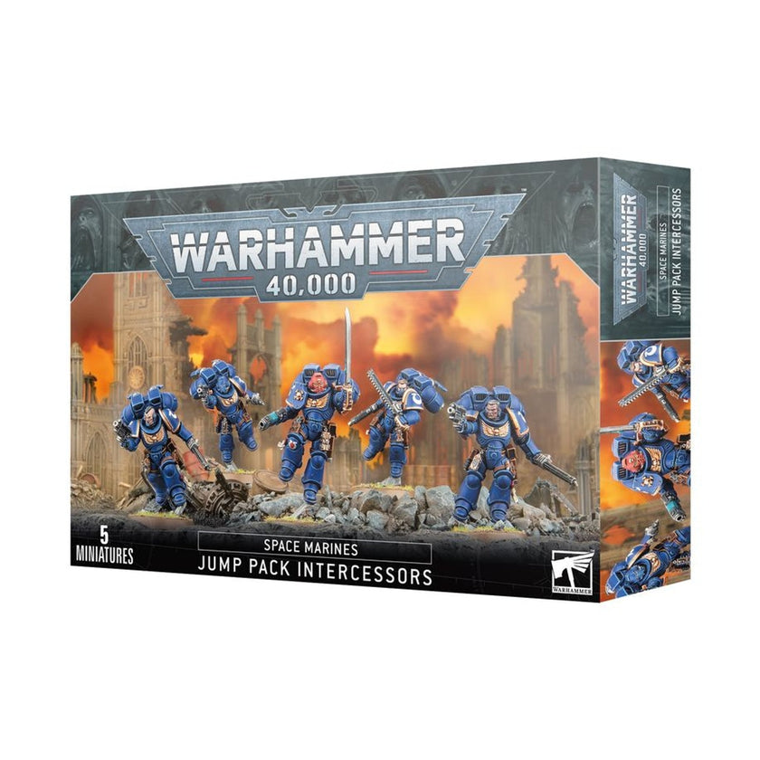 Warhammer 40,000: Space Marines Assault Intercessors with Jump Packs