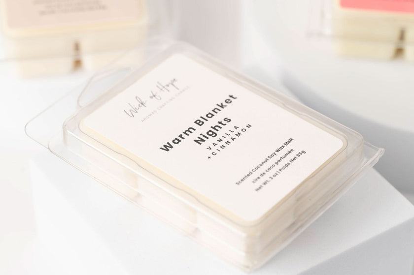 Warm Blanket Nights Wax Melt | Cinnamon + Vanilla