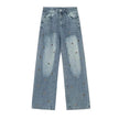 Washing Hole Do The Old Cowboy Straight-leg Trousers