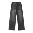 Washing Hole Do The Old Cowboy Straight-leg Trousers