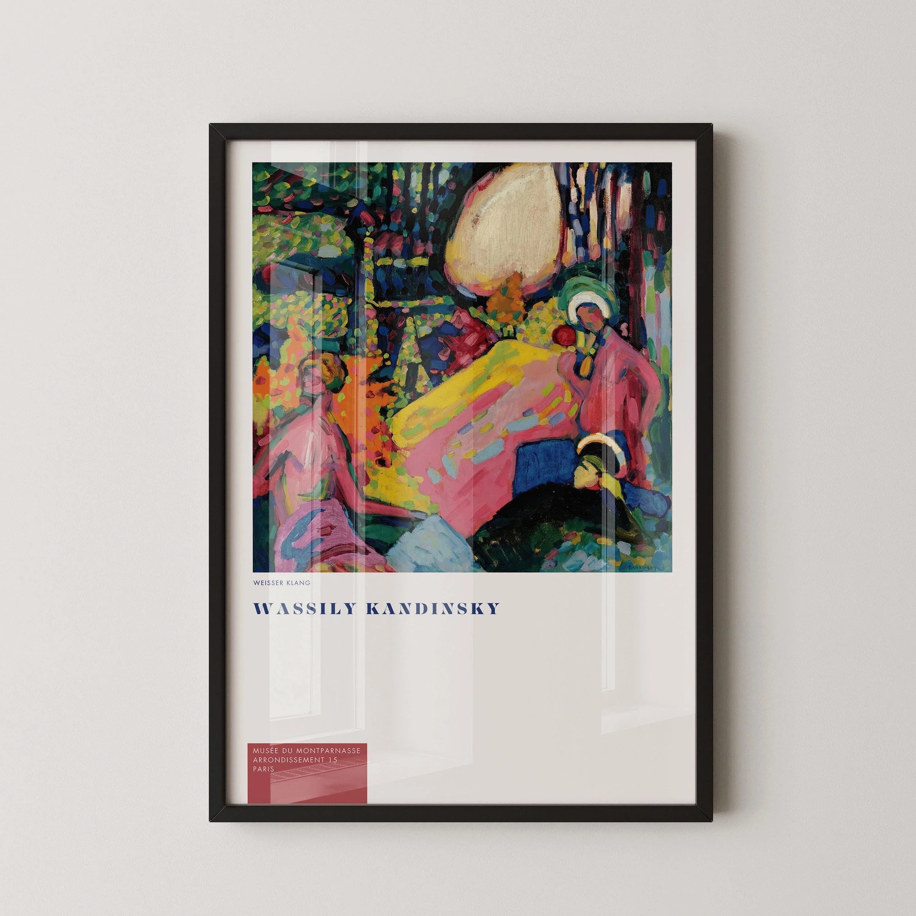 Wassily Kandinsky - White Noise (Weisser Klang) | Modern Abstract Art (available handframed or unframed)