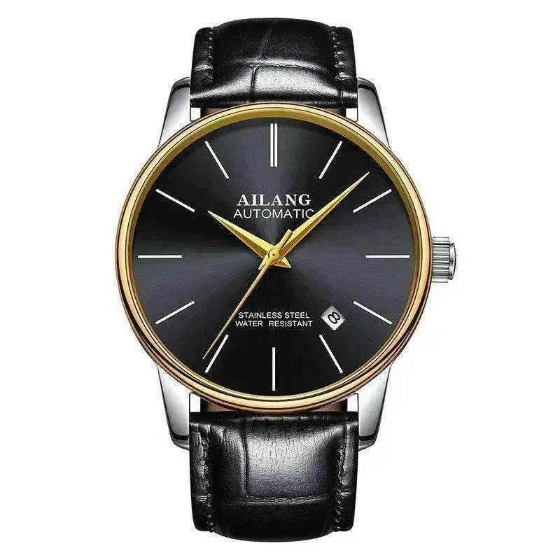 AILANG Automatic Genuine Leather Wrist Watch for Men