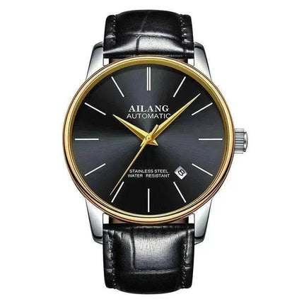 AILANG Automatic Genuine Leather Wrist Watch for Men
