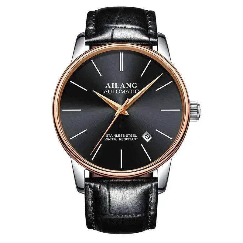 AILANG Automatic Genuine Leather Wrist Watch for Men