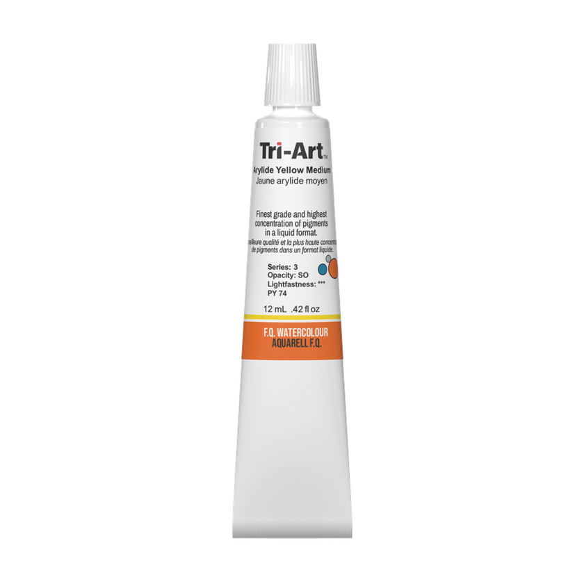 Tri-Art Water Colours - Arylide Yellow Medium