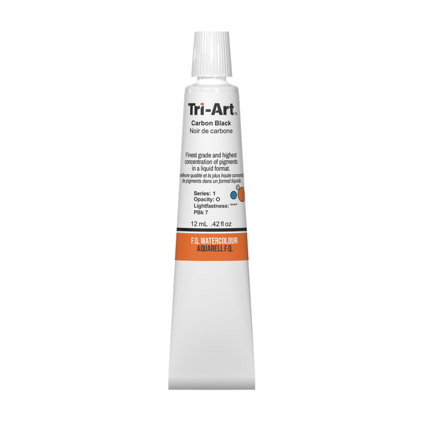 Tri-Art Water Colours - Carbon Black