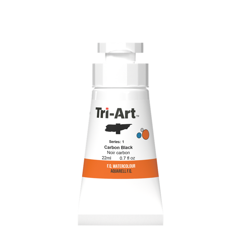 Tri-Art Water Colours - Carbon Black
