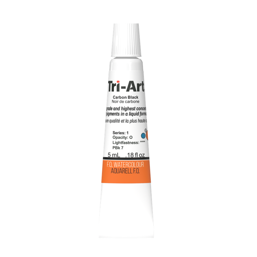 Tri-Art Water Colours - Carbon Black