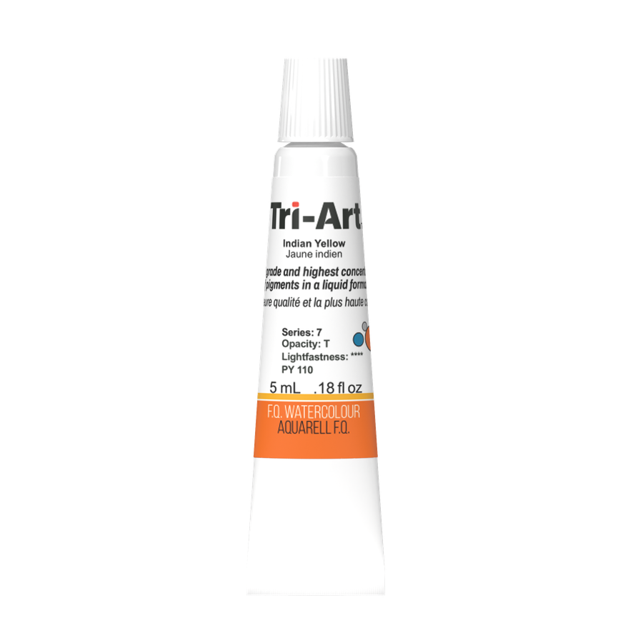 Tri-Art Water Colour Tubes - Indian Yellow