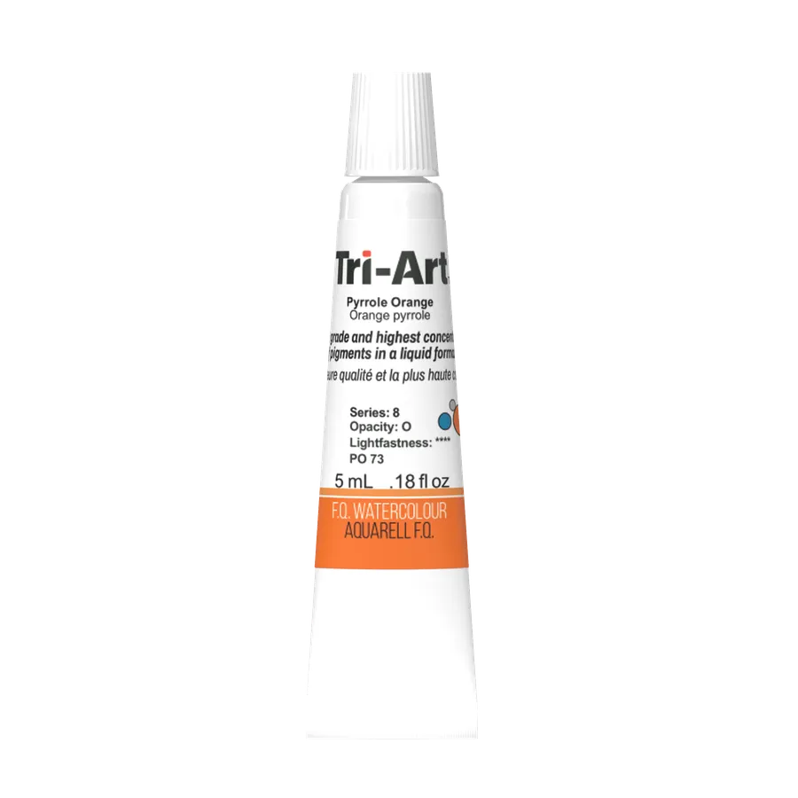 Tri-Art Water Colours - Pyrrole Orange