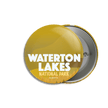 Waterton Lakes National Park of Canada Pinback Button, Canada Parks