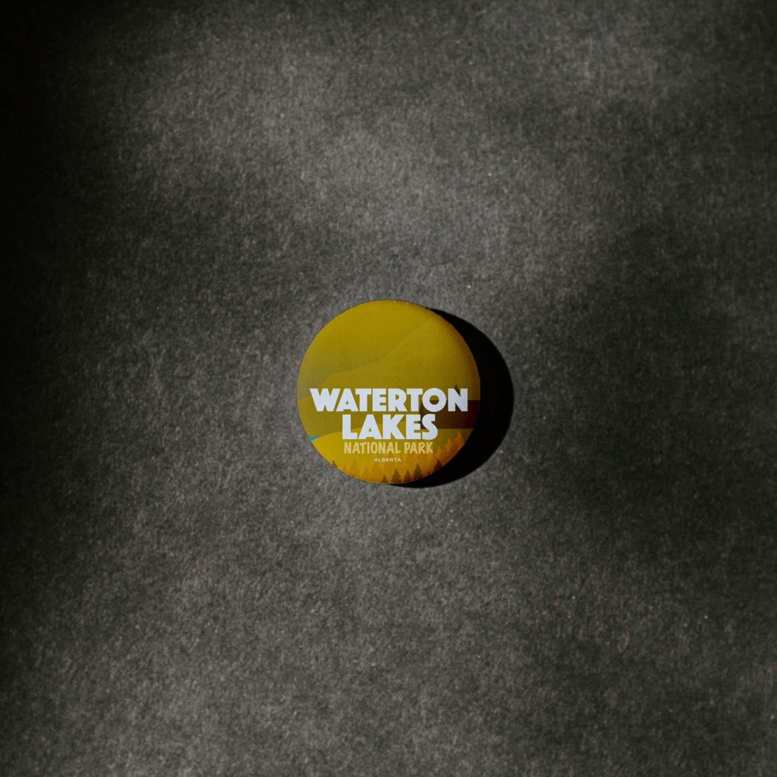Waterton Lakes National Park of Canada Pinback Button, Canada Parks