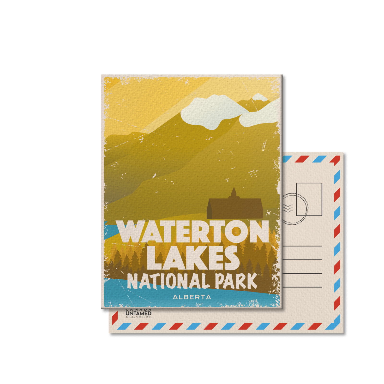 Waterton Lakes National Park of Canada Postcard, Canada Parks