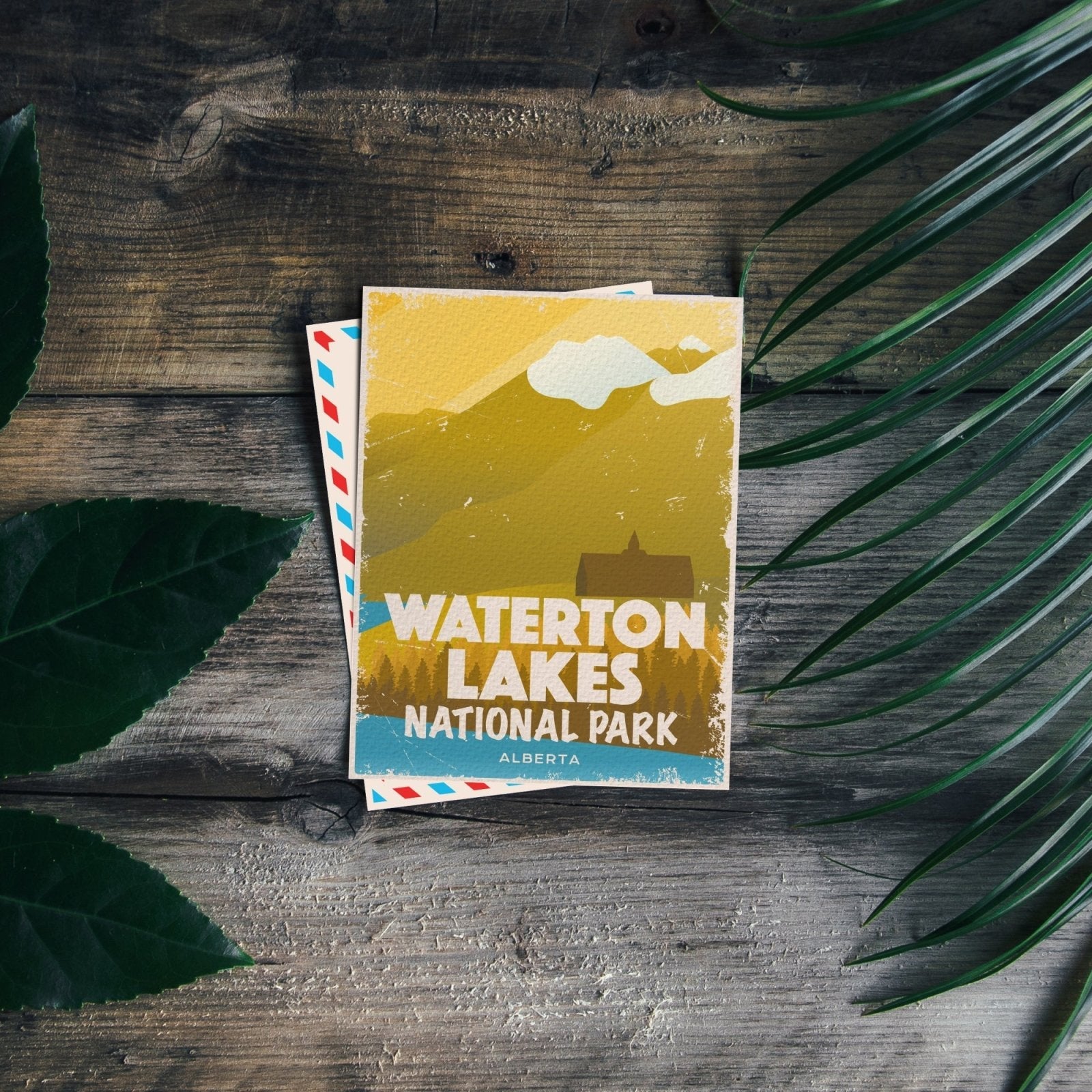 Waterton Lakes National Park of Canada Postcard, Canada Parks