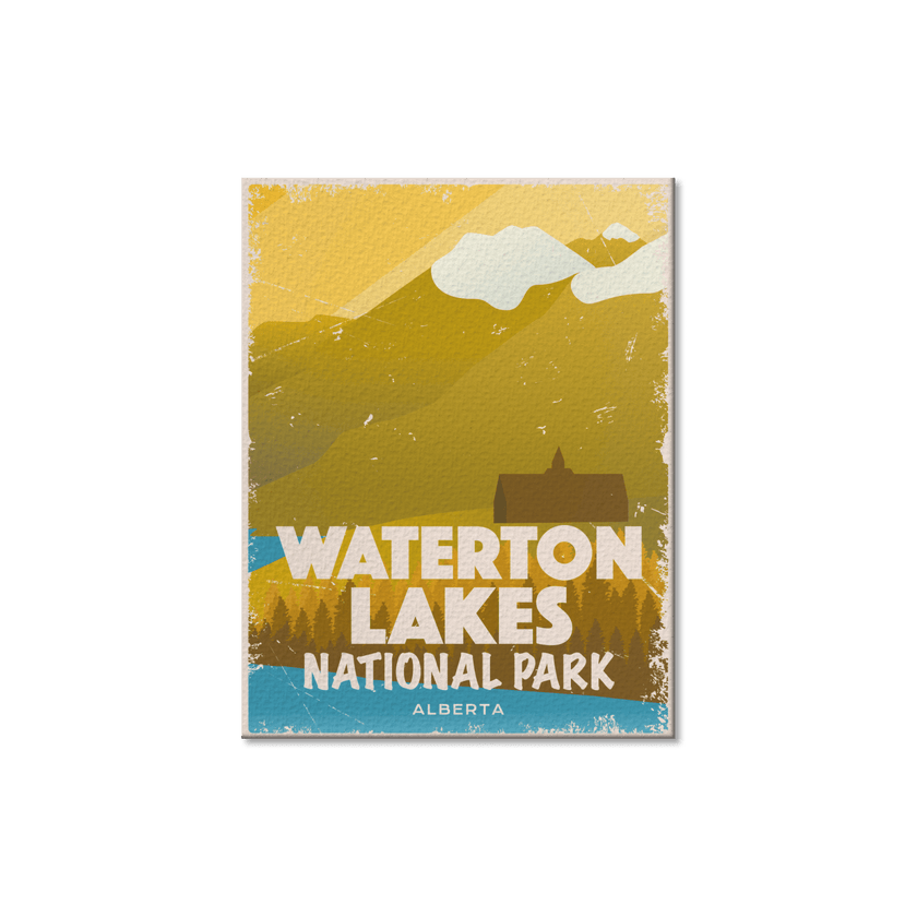Waterton Lakes National Park of Canada Postcard, Canada Parks