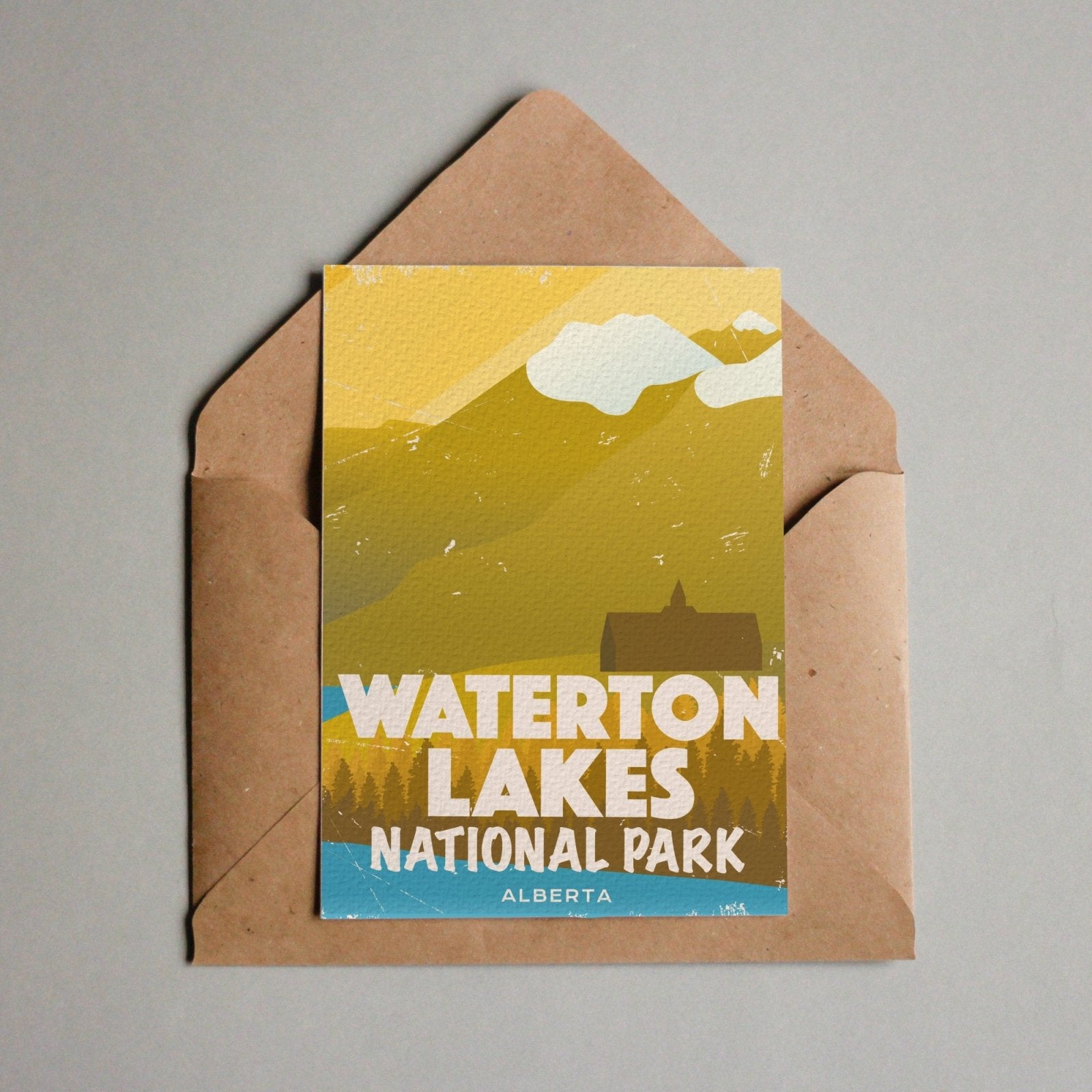 Waterton Lakes National Park of Canada Postcard, Canada Parks