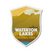 Waterton Lakes National Park of Canada Waterproof Vinyl Sticker, Canada Parks