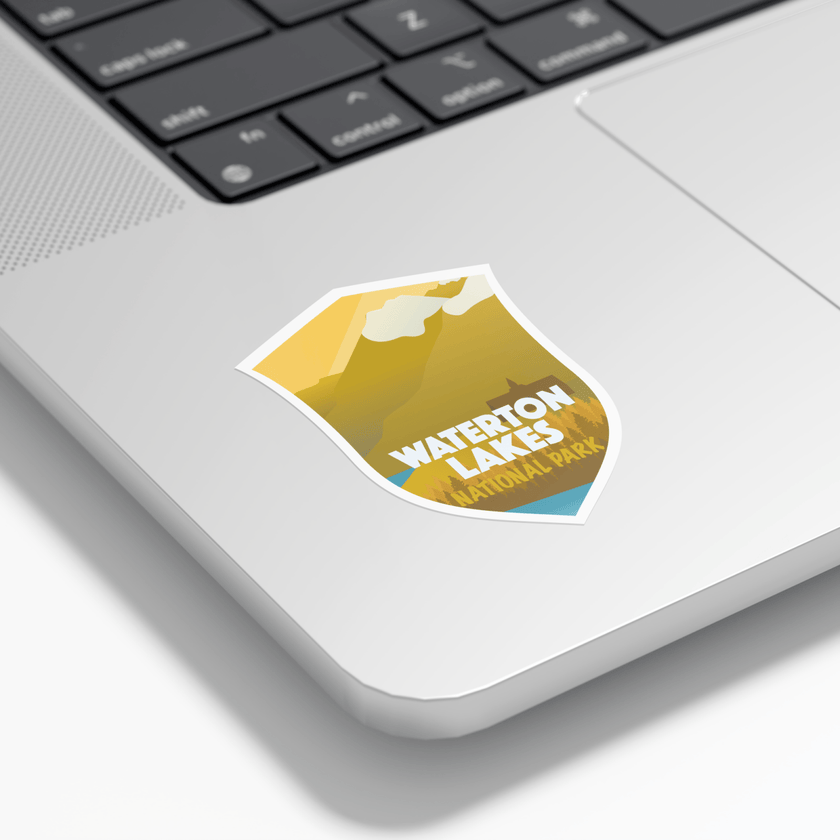 Waterton Lakes National Park of Canada Waterproof Vinyl Sticker, Canada Parks