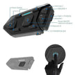 WAYXIN R6s Double Pack Intercom Motorcycle Bluetooth Headsets 1200 m up to 6 Riders with DSP & CVC Noise Reduction Waterproof Hands-Free Function Intercom Communication System