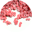 Red Candy canes Fimo Slices
