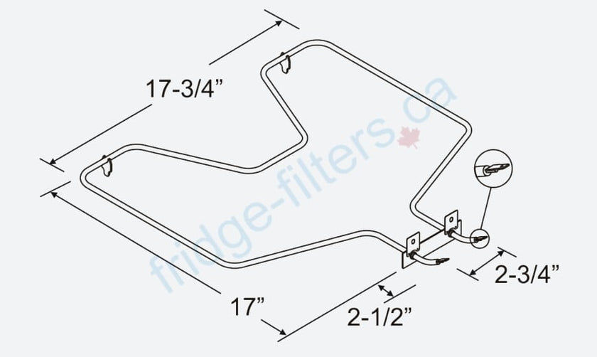 GE WG02A00493 Oven Range Bake Element, 3000W