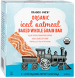 Trader Joe's Organic Iced Oatmeal Baked Whole Grain Bars, 216g