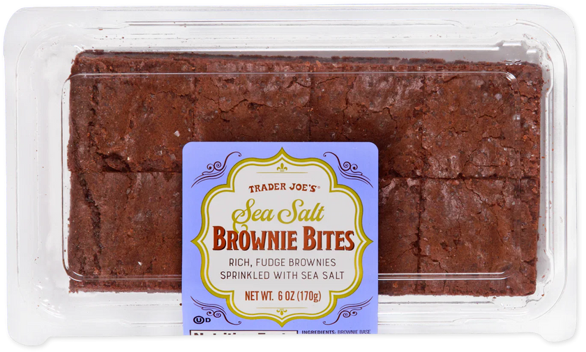 Trader Joe's Sea Salt Brownie Bites, 170g