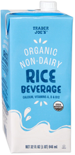 Trader Joe's Organic Non-Dairy Rice Beverage, 946mL