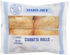 Trader Joe's Ciabatta Rolls, 340g