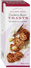 Trader Joe's Gluten Free Cranberry Raisin Toasts, 142g